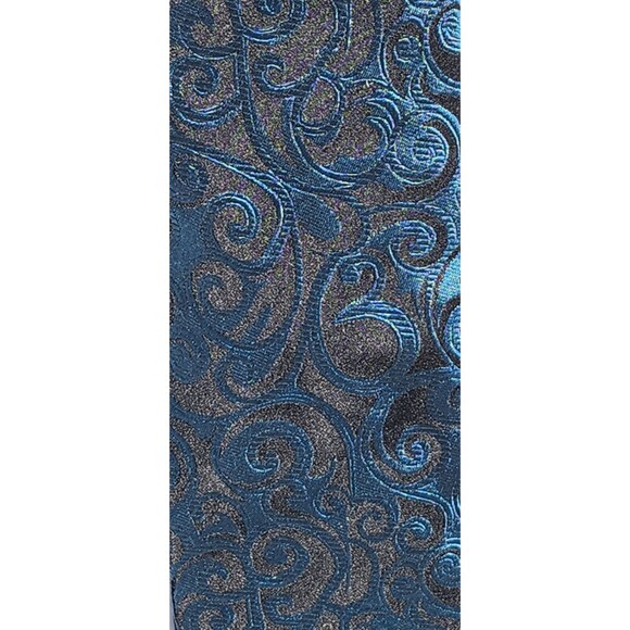 Concepts Silk Tie Black Gray Geometric Pattern Handmade Stain Resistant 58x3.5 - Picture 4 of 6